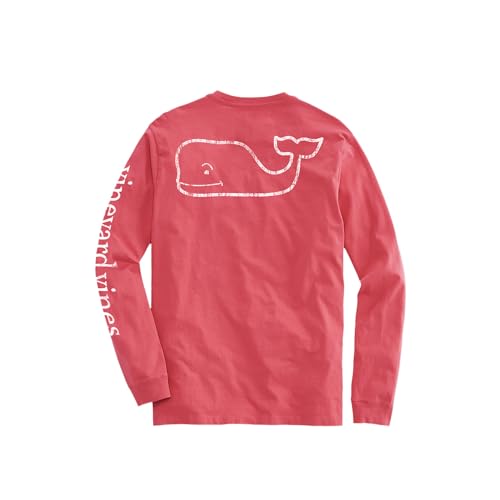 Image of vineyard vines Men's Long Sleeve Vintage Whale Pocket T-Shirt