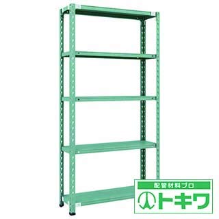 TRUSCO/トラスコ中山 CB型セミボルトレス軽量棚 900X300XH21005段 ホワイトグレー色 CB-7335-WG TRUSCO&frasl;トラスコ中山 CB型セミボルトレス軽量棚 1800X600XH1500 4段