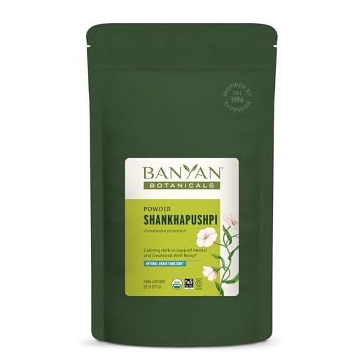 Banyan Botanicals Shankhapushpi Powder - USDA Organic, 1/2 lb - Evolvus alsinoides - Ayurvedic Herbal Powder for a Healthy Mind*