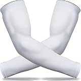 beister Manchettes de Bras pour Homme & Femme, Sun Anti-UV Protection UPF 50+ Manchons de Refroidissement Antidérapants, Manchette Sport Compression pour Cyclisme, Basket-ball, Running, Football.