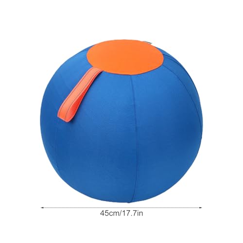 Herding Ball Für Hunde, 17.7 Zoll Aufblasbarer Großer Hischball Für Mittlere Und Große Rassen, Selbstunterhaltender Trainingsball Für Haustiere, Kompatibel Mit Hirten, Viehhunden, Pferdspiel