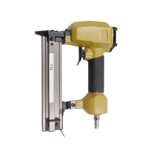 Pneumatic Power Nailer Decorative Tool 18Ga Pneumatic Decorative Stapler F32 Nail Length 2/5 Inch to 1-1/5Inch Use for Framing Roof Decking and Woodworking