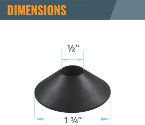 POWERTEC Router Centering Pin and Cone Set for Porter Cable Style Router Sub Bases with 1/2" & 1/4" Ends, Calibrate Router Base Plates, Centering Template Guides on Routers Tool & Accessories - 71833 - Image 5