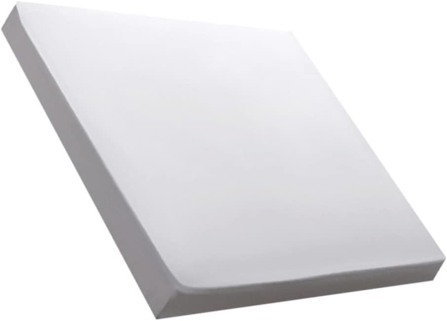 Mattress Cover Machine Washable Nursing Pad Soft Protective Fitted Sheet for Elderly and Pets White Color