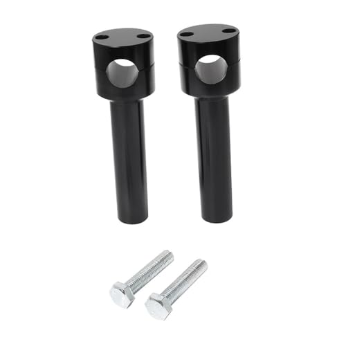 Rehausseur de guidon 22mm pour moto adaptateur de montage universel en aluminium noir