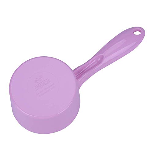Super Design Sturdy Melamine Food Scoop for Dogs Cats Birds, Measuring Cup, Long Comfortable Handle, 1 Cup