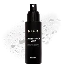 DIME Beauty Thirsty Face Mist - Hydrating Makeup Setting Face Spray with Sea Moss, Electrolytes & Blue Light Protection, Glass Skin Primer, Vegan, Cruelty-Free, 2 oz / 60 ml