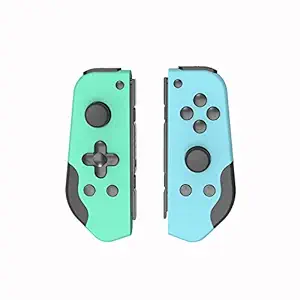 EJGAME Wireless JoyCon Controller Replacement for Nintendo Switch,Left and Right Remote Controllers Compatible with Nintendo Switch (Green and Blue)