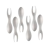 Photo Gallery gatuida 6 pezzi forchettine in acciaio inossidabile per frutta e finger food design e confortevole per cocktail dessert feste e uso Photo Gallery gatuida 6 pezzi forchettine in acciaio inossidabile per frutta e finger food design e confortevole per cocktail dessert feste e uso