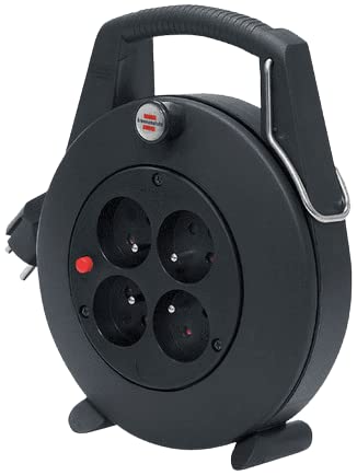 Brennenstuhl Enrouleur de câble domestique Confort-Line 10m, Fabrication Française