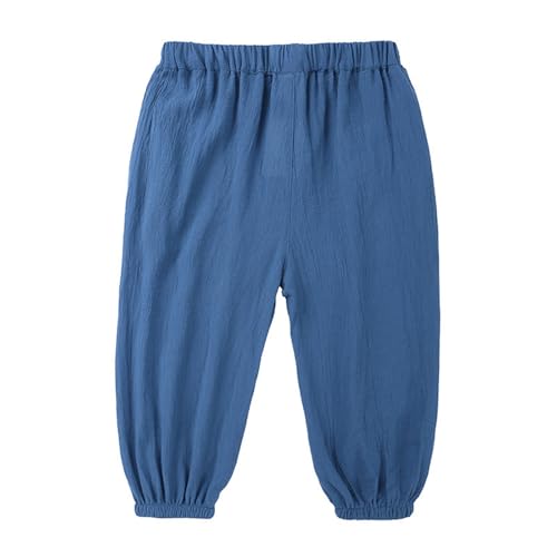 Boys Sweatpants Casual Elastic Wasit Pull On Trouser Soft Comfy Lightweight Lounge School Pants for Boys 2-10 Years3