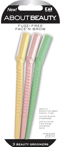About Beauty Face N Brow - 3 Beauty Groomers for Hair Removal, Ideal for Shaving, Exfoliating,...