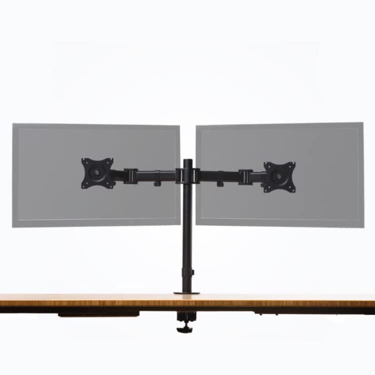 Image of Fully Pole-Mounted Monitor Arm - 2 Monitors