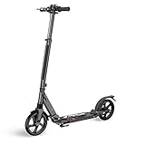 Rendimiento de absorción de golpes: Kick scooter delantero y trasero doble amortiguación