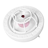 Lavavajillas ultrasónico, lavaplatos perezoso recargable USB pequeño portátil(rojo)