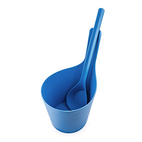 Rento Pisara Ice Blue Sauna Bucket & Ladle Gift Set