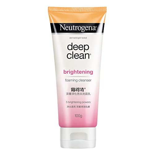 Neutrogena Deep Clean - Limpiador de espuma facial para limpieza profunda, 100 g