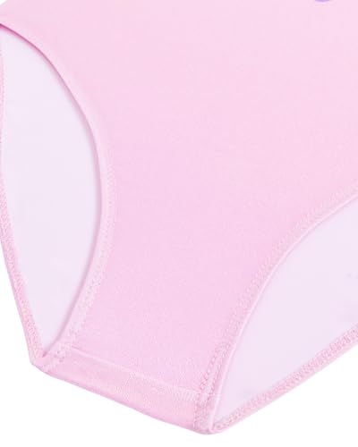 Gogokids Justaucorps de gymnastique 3 pièces sans manches pour fille avec short et élastique à cheveux, tenue de gymnastique à paillettes avec accents de strass et design croisé dans le dos, pour – vue 5