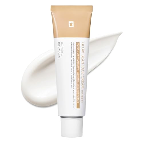 TOSOWOONG Glow Bean 6% Face Cream for Glass Skin, Nourishing, Hydrating
