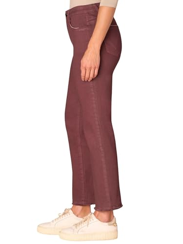 Democracy Women's Ab Solution High Rise Slim Straight Jeans with Cascading-D & Clean Finish Fray Hem2