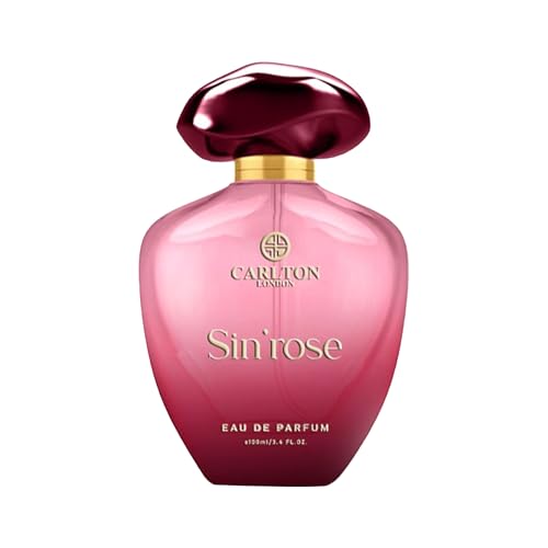 Carlton London Women Eau De Parfum SINROSE - 100ml | Birthday gift for mom | Pear, Rose, Musky, Amber Scents | Long-Lasting Luxury Perfume for Women | Premium Fragrance EDP for Girls, Ladies | Gift for women