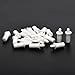 100 Pieces Shutter Repair Spring Pins Plastics Replacement Repair Pins Plantation Shutter Repair Kit for Windows White