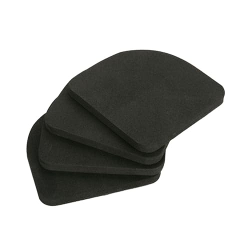 STOBAZA 12pcs Anti Vibration Pad Machine Vibration Isolation Pads Vibration Reduction Pads Black