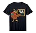 67 Thanksgiving Funny Turkey Math Teacher Six Seven Meme Performance T-Shirt