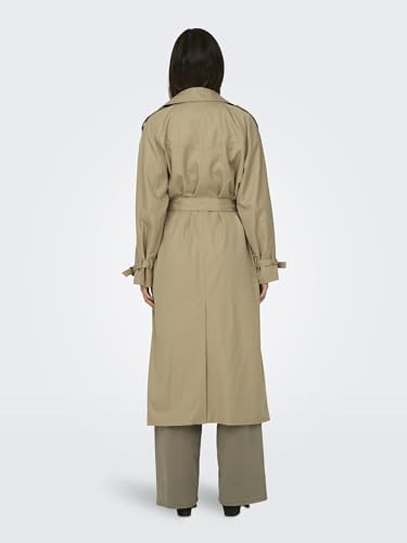ONLY Damen Onlchloe Double B. Otw Noos Trenchcoat, Tannin, XXS EU