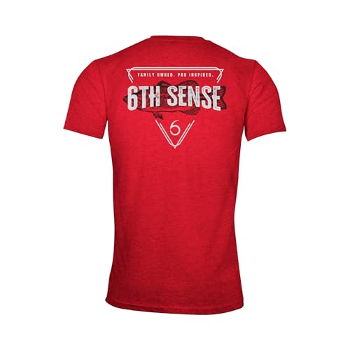 6th Sense Premium Tee – Bass Outfitter – Athletic Fit T-Shirt – Ultra-Soft Cotton-Poly Blend – Fishing Lifestyle Shirt