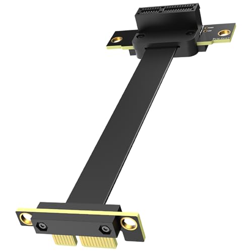 JEYI PCIE X1 4.0 90°OtBbNXJ[hCU[P[uAPcieP[u eA_v^[J[h X1/X4/X8/X16(10cm/3.94C`)
