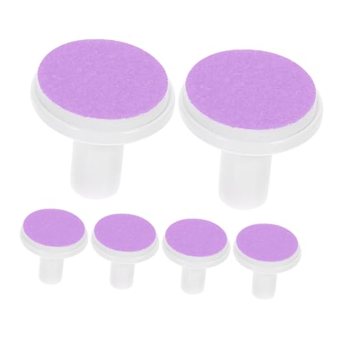LOLIPPYY 電動爪やすりクッション 新生児 幼児用ネイルケア 電動ネイルトリマーヘッド 交換パッド ベビー用爪やすりアクセサリー 旅行や自宅の簡単ネイルメンテナンス 6個入り