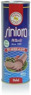 SINIORA LUNCHEON BEEF WITH OLIVES 12X800G