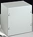 Wiegmann SC101004GNK SC-Series NEMA 1 Screw Cover Wallmount Pull Box, No Knockouts, Galvanized Steel, 10" x 10" x 4"