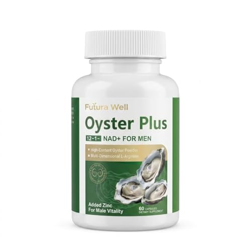 Galriva Oyster Extract Capsules with Zinc & Taurine Oyster Powder Supplement for Men & Women Vitality Support Formula Daily Wellness Energy Metabolism Support Oyster Complex 60 Capsules