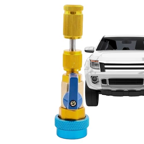 Tyinerc Llave De Extracción De Válvula De Núcleo Para Climatización | Extractor Antideslizante de Válvula de Aire Acondicionado - Juego Reparación Accesorios Automoción para Instalación Mantenimiento