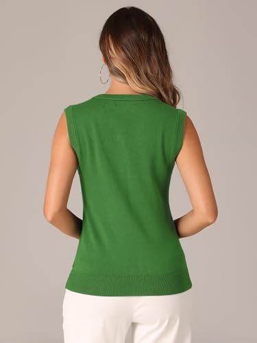 Image of Allegra K Sweater Vest for Women's Summer Casual Button Ribbed Sleeveless Knitted Tank Top