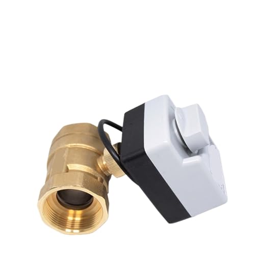 Vanne à bille électrique en laiton durable à commande 2 voies - 3