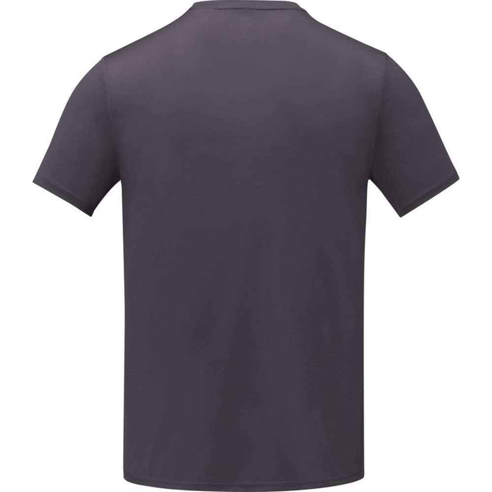 Elevate Men's Storm Grey Kratos Cool Fit Short-Sleeved T-Shirt (Xs) (Storm Grey)
