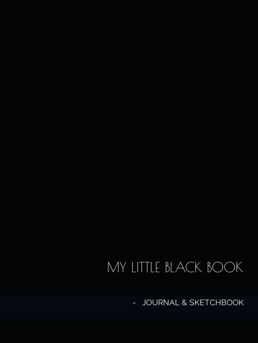 MY LITTLE BLACK BOOK Journal intime et carnet de croquis de voyage