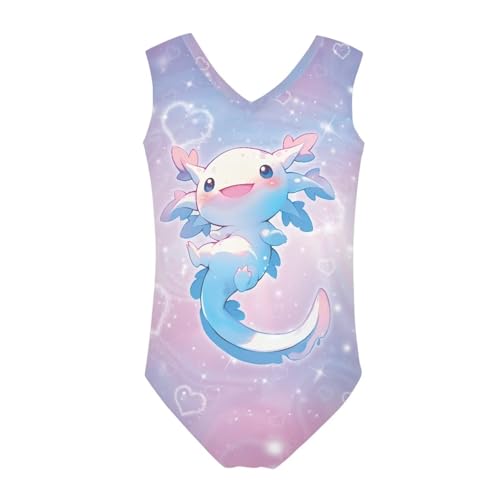 Image of Girls Swimsuit 3-14Y One Piece Swimwear Sleeveless Girls Bathing Suit