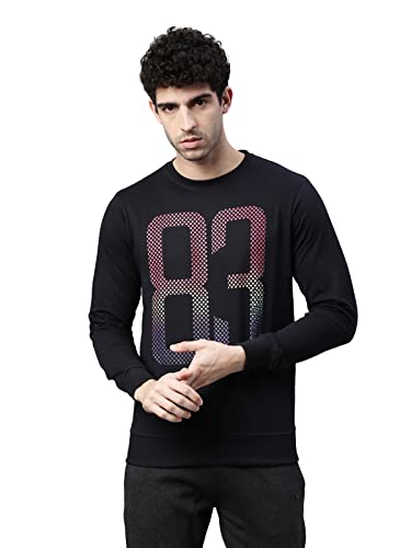 Image of Proline Men's Cotton Blend Round Neck Pullover Sweater