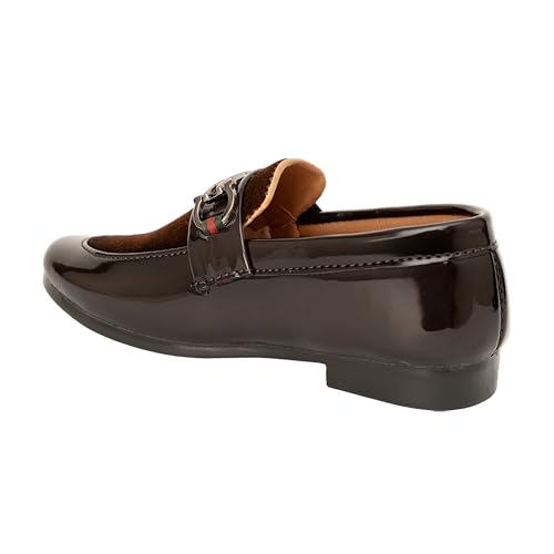 Image of SIYA Freeplay Loafers /Shoes for Boys /Kids, Casual and Party Footwear for Age 2 to 10 Years - Black, Brown, Tan