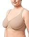 HSIA Bras for Women Minimizer Full Coverage, Plus Size T Shirt Unlined Underwire Smooth Bra, Seamless Cups Joan Ultimate Soft