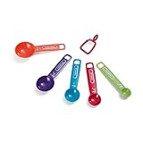 Farberware Professional Plastic Measuring Spoons, Set of 5, Colors may vary