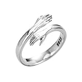 El anillo de dedo es plateado y libre para crear una variedad de diferentes efectos de uso. Haz que recibas más cumplidos.