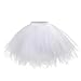 Yncc✬ Femmes Mesh Tulle Jupe Princesse ÉLastique Adulte Courte Tutu Danse Couleur Bonbon éLastique Parties FêTe Danse Adulte Costumes Mini Haute Taille