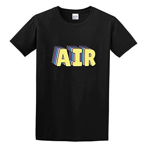 100%Cotton URVIKBVG Air SW Lookalike Air More Air Sean Wotherspoon Va To La Shoes Sneaker Venice Hypebeast Black Cotton Tee Size Medium