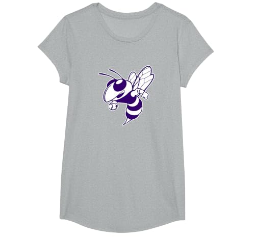 Deep Creek High School Hornets T-Shirt, Girls, Heather Grey, Large