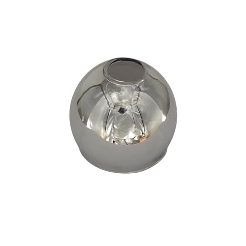 Ersatzschirm E14 Lampenschirm klein Rauchglas smoke Ersatzglas rauchfarbig...